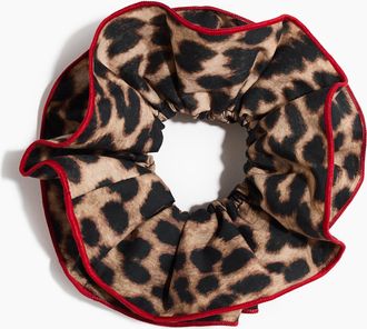 H&M Frilled cotton scrunchie - Beige