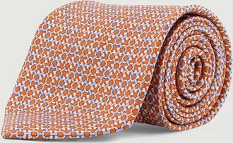 Ferragamo Cravatta Gancini Ferragamo in seta jacquard