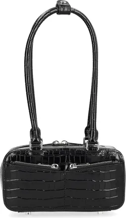 Self Portrait Bag With Crocodile Effect