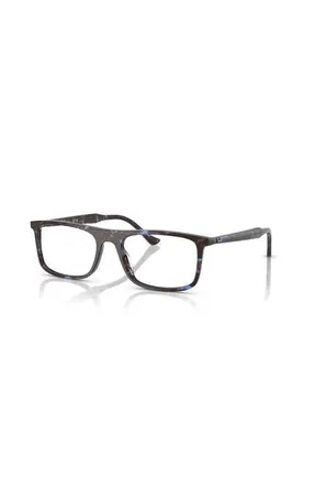 Ray-Ban 55mm Rectangle optical glasses in Blue at Nordstrom