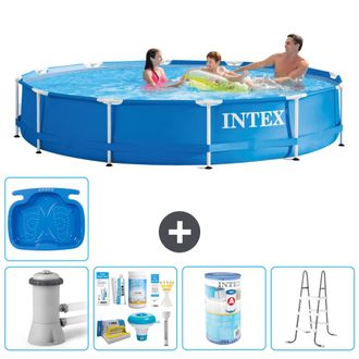 Intex Piscina Con Estructura Redonda - 366x76 Cm - 8-piezas S41751