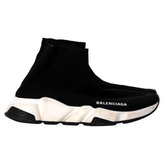 Balenciaga Pre-owned Womens Speed Trainer Shoes in Black - Size EU 36