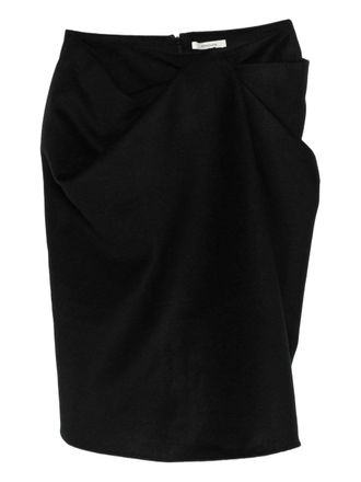 Entire studios Crease Skirt Black Wool