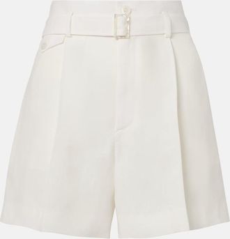 Ralph Lauren Collection Denise belted linen shorts