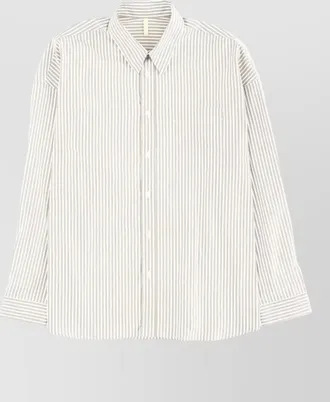 Sunflower long sleeve shirt striped pattern style