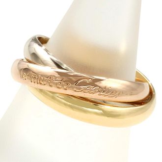 Cartier Pink Gold White Gold Yellow Gold Yellow Gold (18K) Pink Gold (18K) White Gold (18K) Band Ring (Pre-Owned)