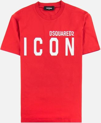 Dsquared2 Mens Dsquared2 Icon T-shirt Red - Size: 40
