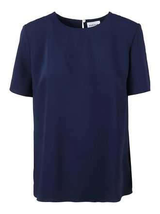 P.A.R.O.S.H. P. A.R. O.S. H. Short sleeves back splited blouse