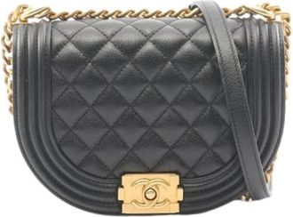 Chanel Pre-owned Vintage Shoulder Bag - Dames - Vintage Schoudertas - Zwart - ONE Size - Vintage