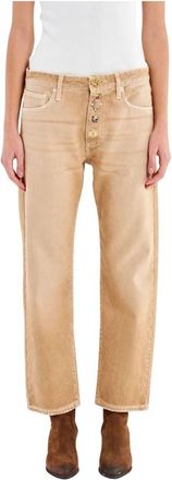 Vicolo Cropped Jeans - Dames - Cropped Jeans - Bruin - XS - Jeans