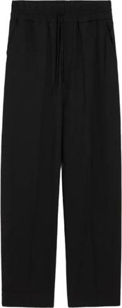 Ami Pantaloni in lana vergine - - Trousers - Uomo - Nero - M