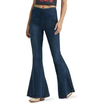 Wrangler Western Flare Leg Jeans in Dark at Nordstrom, Size 30