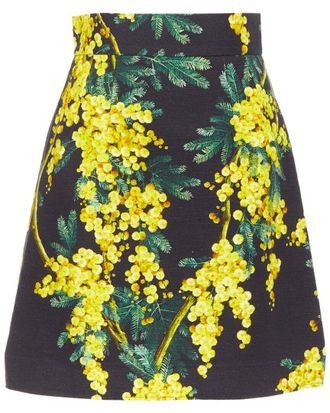 Dolce & Gabbana Floral A-Line Skirt, Size It 40 (Authentic Pre-Loved)