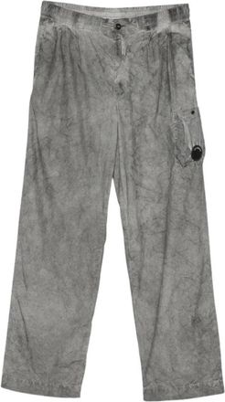 C.P. Company Flatt Nylon Loose Cargo Broek - Heren - Straight fit broeken - Grijs - M - Nylon - Broeken