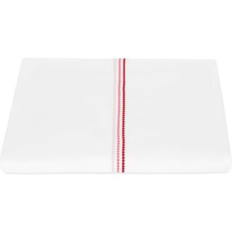 Matouk Amara Triple Pearl Embroidered Duvet Cover in Paradise at Nordstrom, Size Full