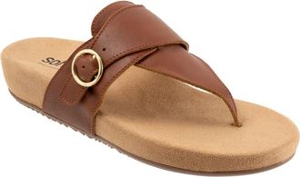 Softwalk Belize 2.0 T-Strap Sandal in Luggage at Nordstrom, Size 10.5