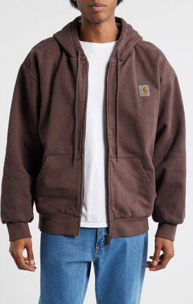 Carhartt Work in Progress Hooded Vista Jacket in Palisander Garment Dyed at Nordstrom, Size X-Small