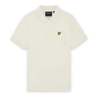 Lyle & Scott Fine Slub Polo - Heren - Tops - Beige - Maat: L Katoen