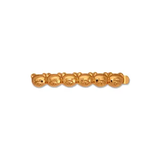 Moschino Hair Accessories, female, Yellow, Size: ONE SIZE Hair Clip Bear