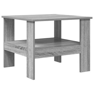 vidaXL Mesa De Caf&eacute; Gris Sonoma 57 X 55 X 45 Cm Madera De Ingenier&iacute;a Vidaxl