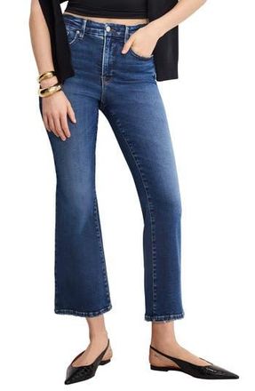 Good American Soft-Tech Good Crop Mini Bootcut Jeans in Indigo1074 at Nordstrom Rack, Size 2