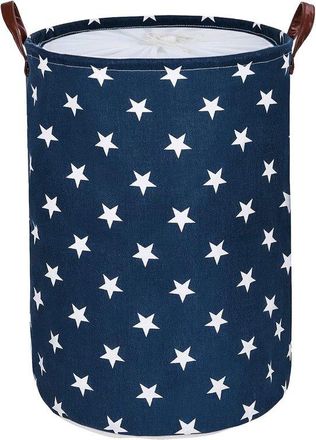 OEM Cesta De Almacenamiento Para Ropa Sucia - Redonda Plegable - Algod&oacute;n 40&times;50cm - Estilo A