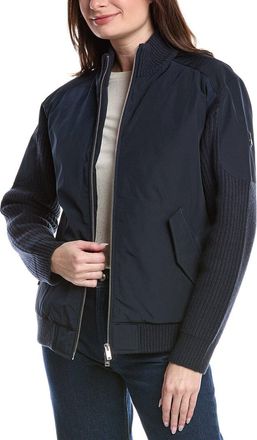 Moose Knuckles Knit Wool-Blend Jacket