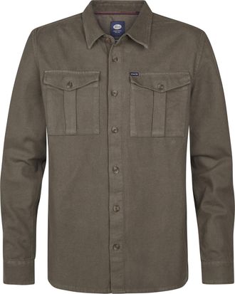 Petrol Industries Heren Workwear Overhemd Trempealeau - Groen
