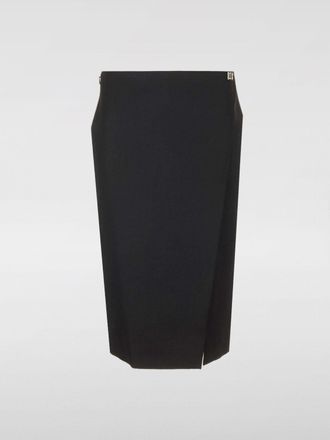 Givenchy Womens Pencil Skirt Side Slit - Black Wool - Size EU 40 (Womens)