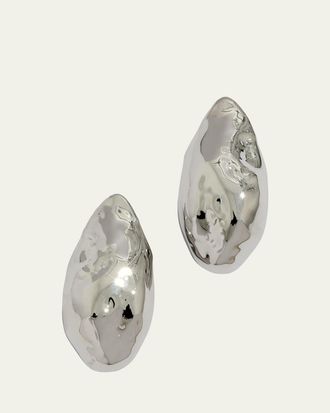 Alexis Bittar Molten Puffy Teardrop Post Earrings