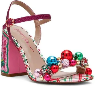 Betsey Johnson Jolly Sandal in Red/green Multi at Nordstrom, Size 7.5