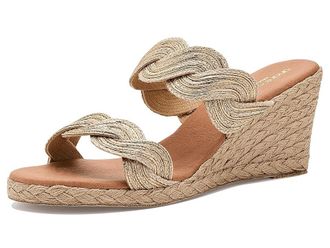 Andr&eacute; Assous Nolita Twist Womens Sandals Natural/Platino : 11 M, Synthetic