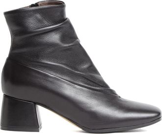 Lorena Paggi Tronchetto 52652 - Dames - Laarzen met Hak - Zwart - 36 EU - Leer - Schoenen
