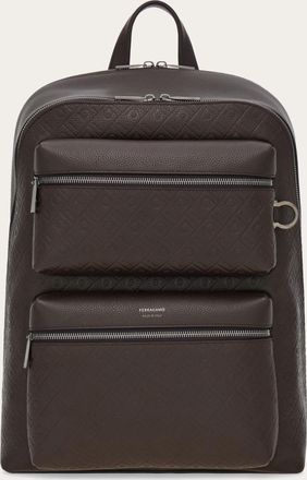 Ferragamo Men Ferragamo Monogram backpack Brown