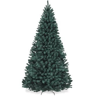 Best Choice Products Artificial Christmas Tree, 4.5ft Premium Unlit Spruce Design, Dense Branches Blue Spruce