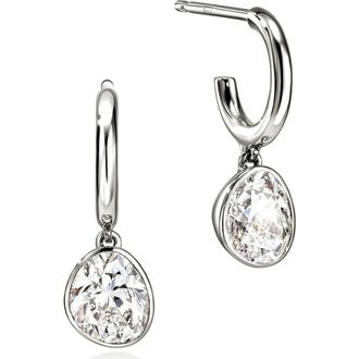 John Hardy JH Lovestruck Hoop Earrings, Sterling Silver, Lab-Grown Diamonds, 1.5TCW at Nordstrom