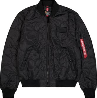 Alpha Industries Bomberjacke ALPHA INDUSTRIES MA-1 ALS, Herren, Gr. L, gr&uuml;n (sage, gr&uuml;n), Obermaterial: 100% Polyester; Futter: 100% Nylon, Jacken Bomberjacke