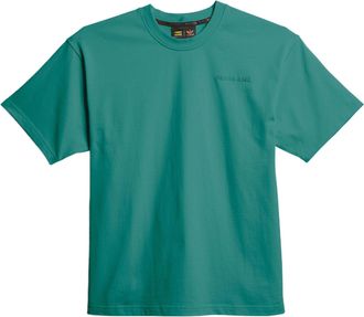 adidas x Crossover Solid Color Round Neck Pullover Short Sleeve Couple Style Green GM1955