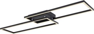 Globo Lighting Plaf&oacute;n - Tatjana - Negro - Metal - Led - 67243-36b