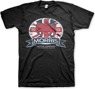 Morris Officially Licensed Morris Motor Co. England Mens T-Shirt (Black), XXL