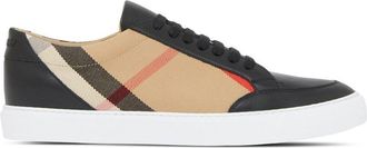 Burberry Check Leather Sneakers