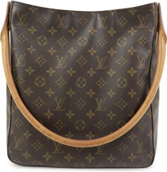 Louis Vuitton Looping Monogram Canvas Brown Canvas Handbag (Pre-Owned)