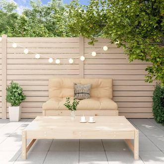 vidaXL Juego De Muebles De Jard&iacute;n 2 Piezas Madera Maciza De Pino Vidaxl