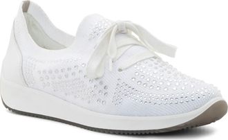 Ara Lisbon Lace-Up Sneaker in White at Nordstrom, Size 10.5