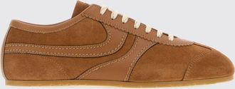 Dries Van Noten Sneakers low top in pelle di vitello liscia e scamosciata