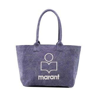 Isabel Marant Dames, Tassen, Paars, Maat: ONE Size Katoen