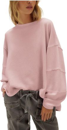 Free People Total Eclipse Oversize T-Shirt in Lilac Bloom at Nordstrom, Size Large