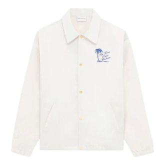 Dr&ocirc;le de Monsieur Light Jackets, male, White, Size: XL Graphic Shirt Jacket