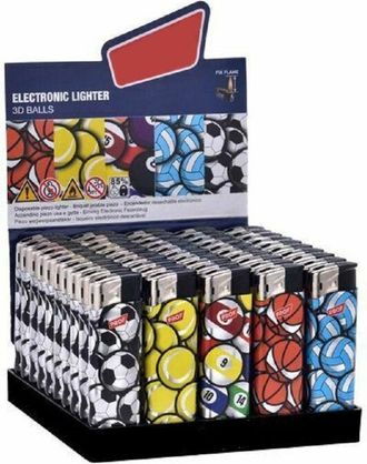 Trade Shop Trade Shop - Paquete De 50 Piezas De Encendedores Electr&oacute;nico Recargables Prof Balls De Efecto 3d