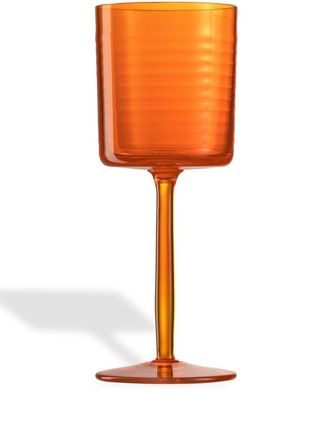 NasonMoretti Gigolo water glass - unisex - Murano Glass - One Size - Orange